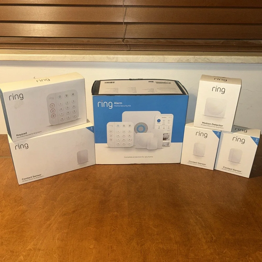 Ring Alarm Wireless Security System 13 Piece Kit 2nd Gen NEW In Open Box